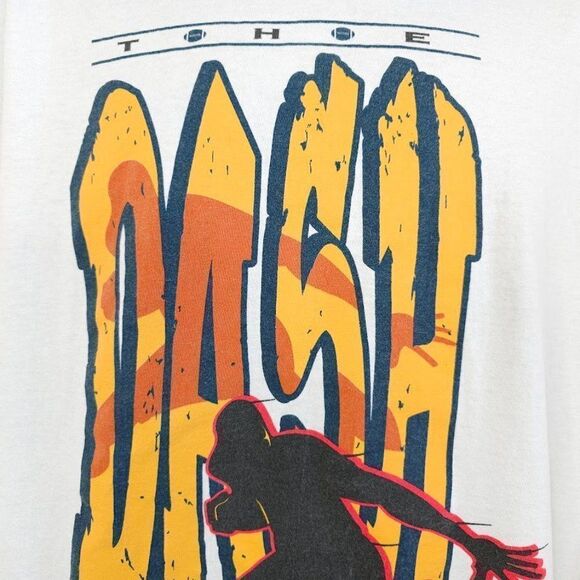NFL Air It Out T Shirt Mens Size Large Vintage 90s 4 On 4 Flag Football Dash - Picture 2 of 8
